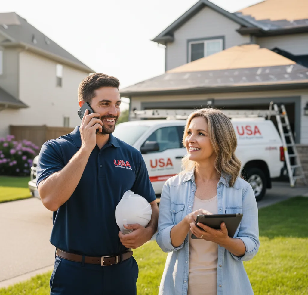 USA Roof Repair Experts customer support in Lincoln